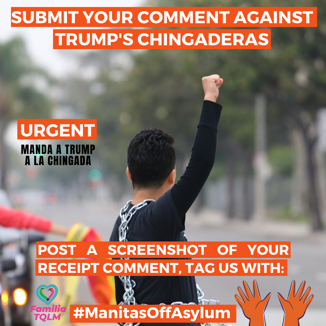 Screenshot your comment receipt and share with hashtag:  #ManitasOffAsylum