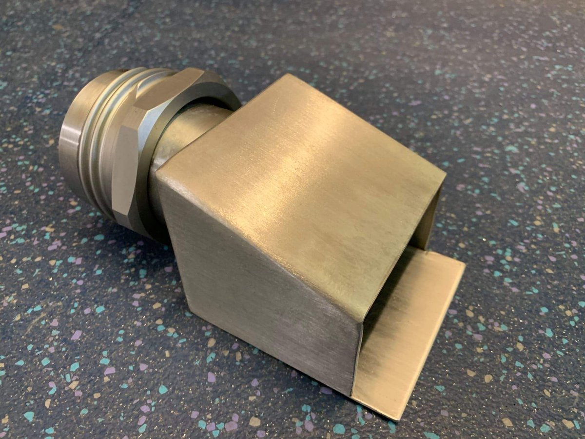 RH_Morton's tweet photo. What shape is square sausage?Trapezoidal!
We can make anything stainless steel, including food production machinery- like a square sausage hopper!
#scotland #kitchendesign #metalfabrication #stainlesssteel #customdesign #cheflife #pastrychef #kitchenrefit #bespoke #rhmorton https://t.co/9y3MjbF5dB