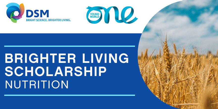 OneYoungWorld's tweet photo. Scholarship opportunity!

Do you think big when it comes to impacting agri-food systems and providing nutritious foods?

Apply for the @DSM Brighter Living Scholarship: Nutrition, for your chance to attend #OYW2021 with DSM. 

Apply here: https://t.co/eKjFeps2zA https://t.co/dpWGXPQWEs