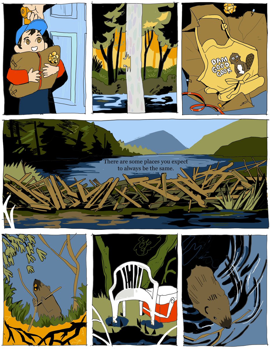 Комикс beaver to beaver comicshere Space Beaver