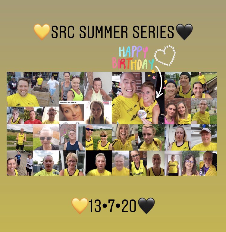 SRC_Castleford's tweet photo. 💛Yellow Army🖤 

Another great turnout yesterday and a SRC birthday run. Hope you had a fabulous day Laura! 🎂🍾🥂🎁🎈

Well done all 💛🖤 https://t.co/Nk1LyOOXCf