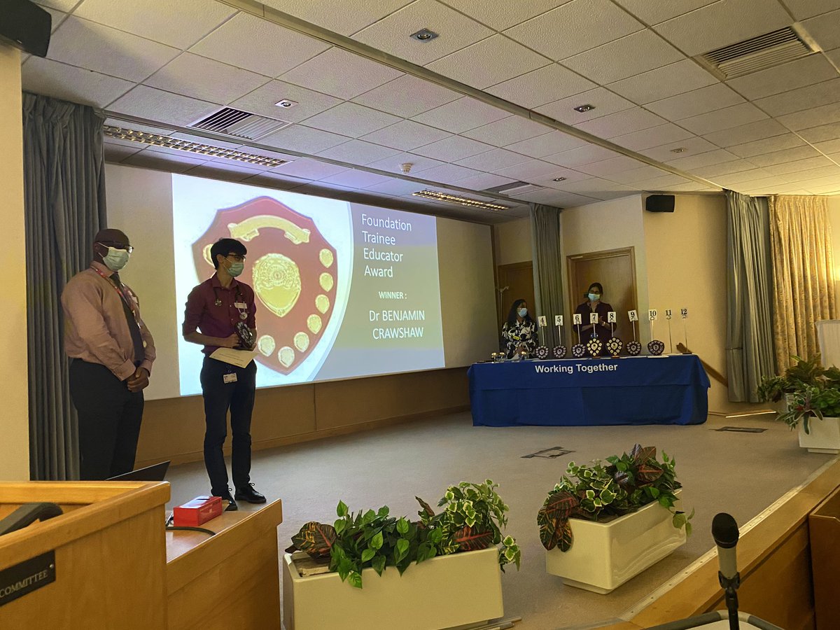 NeilDardis's tweet photo. Fantastic medical education awards at #WexhamPark - really inspiring to share some outstanding stories of commitment &amp; passion in this very unusual year for our trainees &amp; so grateful to our senior teams for their support for juniors &amp; education @drpipskip @tblho @kunal_khanna https://t.co/FjTVdenaWY