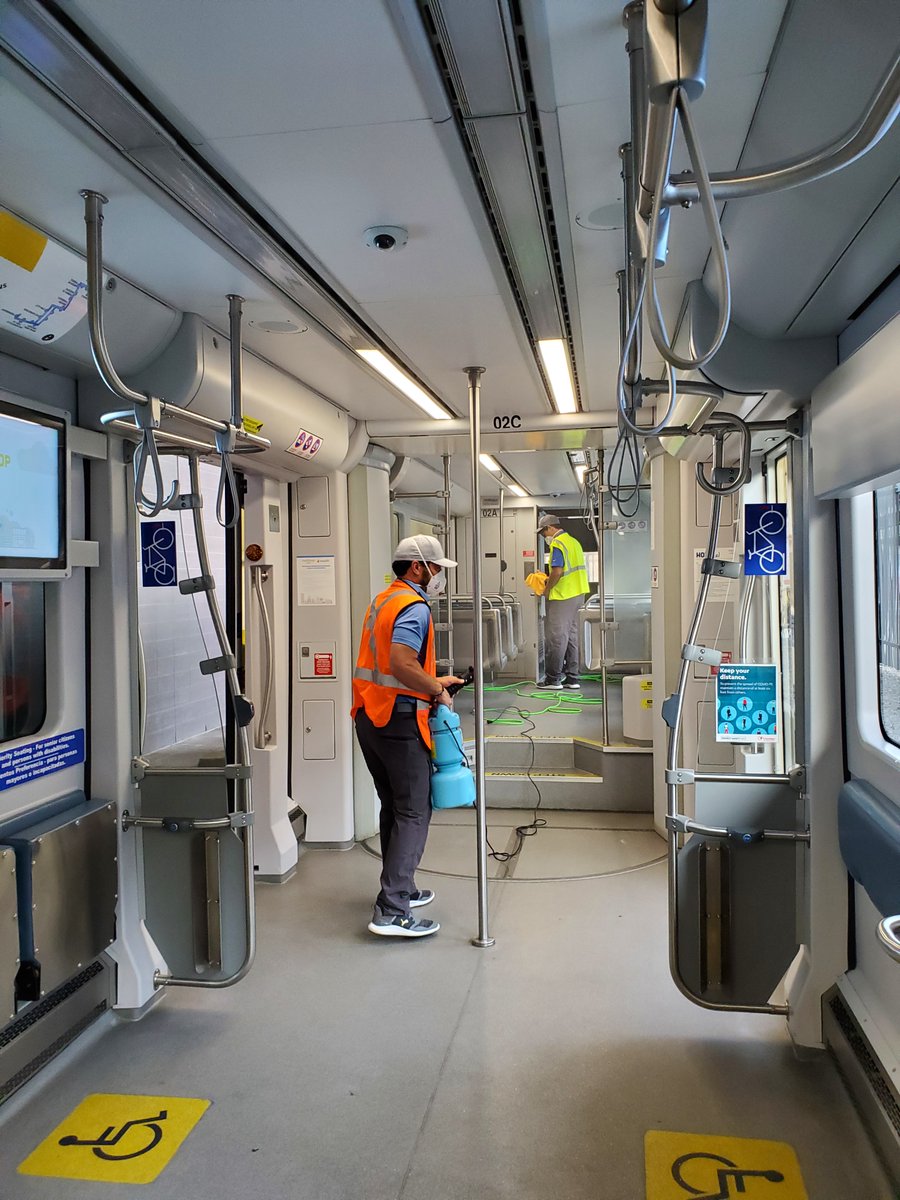 thehopmke's tweet photo. Today we applied an anti-microbial protective coating on all surfaces of our streetcars and stations to minimize the potential for the virus to spread.

Learn more about our ongoing efforts to keep The Hop safe at https://t.co/ANg6z7f39W

#KeepMovingForward #HopSafe #HopSmart https://t.co/ZVH29IZ2Pw
