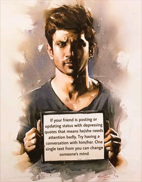 AryanDixit_01's tweet photo. We are noting down in present days.Everyone is Under going into depression nd feel emptiness .The reasons behind that is They don't have interest to live with their family nd having very less conversation with their family.
#Help_ur_Friends
#live_openly
#Share_ur_problems https://t.co/Iih28YBpHM