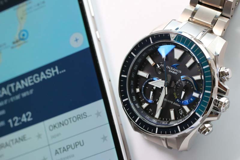 casio oceanus diver