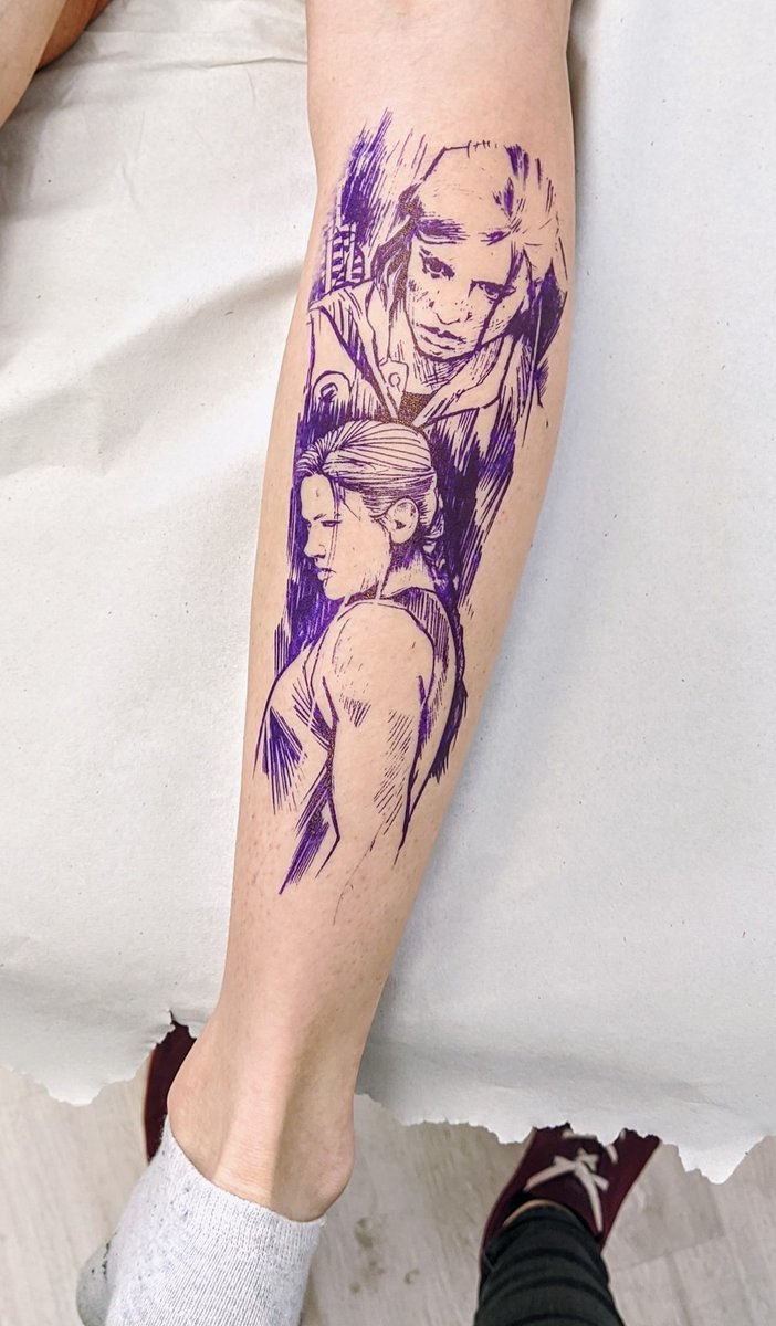 A version of Ellie's tattoo in TLOU2. By María León Tattoo, Santiago, Chile  : r/tattoos