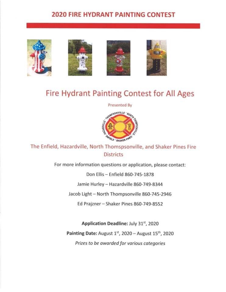 HazardvilleFD's tweet photo. ******Attention******  Hydrant painting contest. If interested, call your firehouse for an application. Deadline for apps is 7/31. https://t.co/NKfuWN3zOo