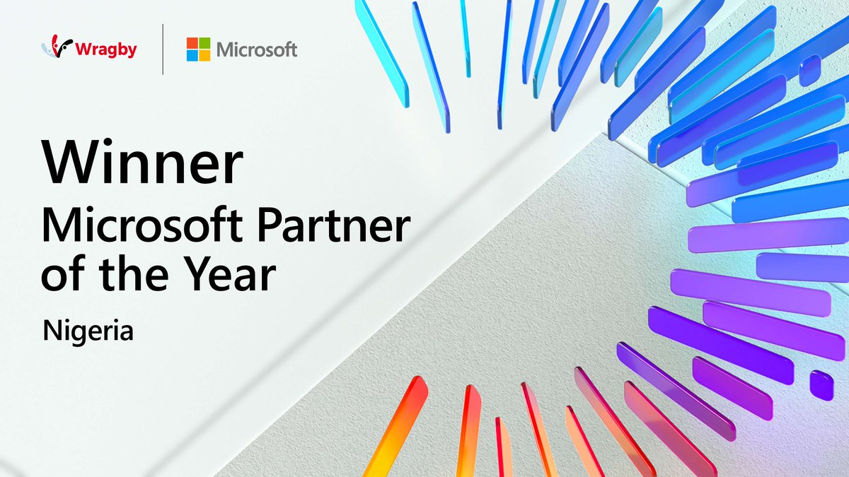 WragbyNg's tweet photo. We are thrilled to reveal that we've won Nigeria 2020 Microsoft Partner of the Year.     Learn more: https://t.co/qe47bYwcd6     #MSInspire #MSPartner #PartnersMakeMorePossible #WorkSmart #AchieveMore https://t.co/7Ldyd4VY2c