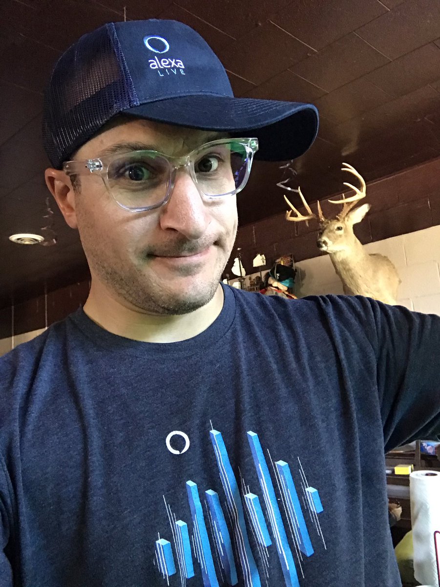 BobStolzberg's tweet photo. Totally ready to nerd out on #AlexaLive next week! Thanks for the early registration swag, @alexadevs !! What a nice surprise. See you July 22! #amazon #alexa #voicexp #alexalive2020 #developer #developerjobs https://t.co/LM55TfKCOl