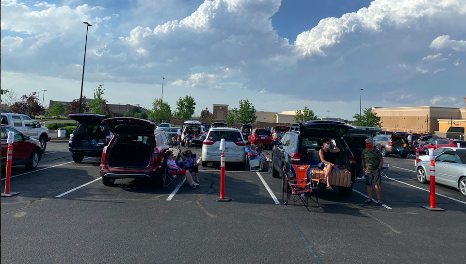 Aielloprm's tweet photo. A fun drive-in concert series “Sound of Southlands” featuring local artists and bands are every Thursday from 6:00 - 8:00 p.m. Tickets are $15 and proceeds are donated to the Food Bank of the Rockies to support families in need. https://t.co/9DoyUhy3e4. https://t.co/Syhhccoumk