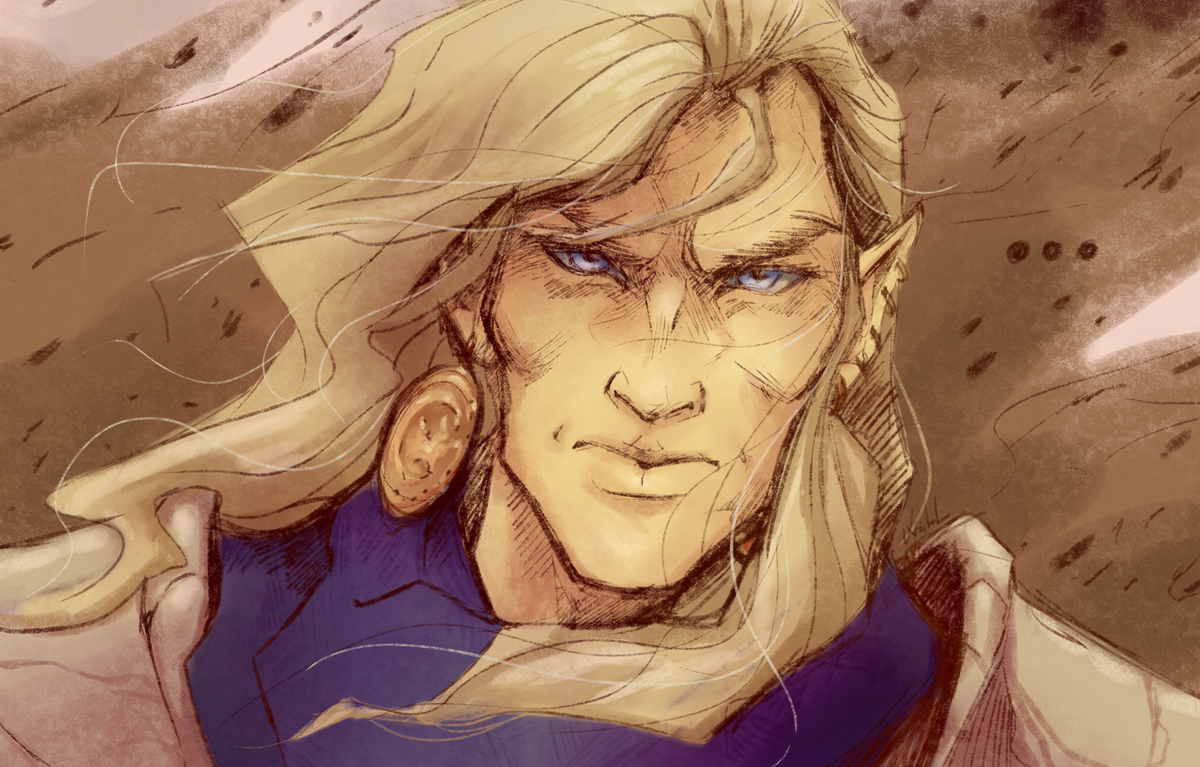 annewildarts's tweet photo. I am working on several pieces, but I did not finish anything lately, so I guess here is an absolutely not pleased Nerevar until then... Hopefully I will be done with this piece soon. #elderscrolls #firstcouncil #Nerevar #chimer https://t.co/ue6xIpdbpJ