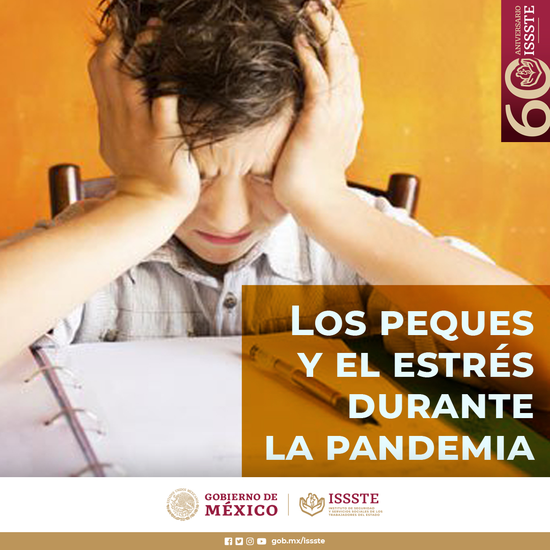 Debido a la pandemia del #COVID19 tus peques 👦🏻👧🏻pueden sufrir de estrés ocasionado por el encierro, es difícil que expresen su sentir a través de palabras, por lo que debes de estar atento a algún cambio en su comportamiento. Chécalo➡️bit.ly/31WCfAt
#60AniversarioISSSTE