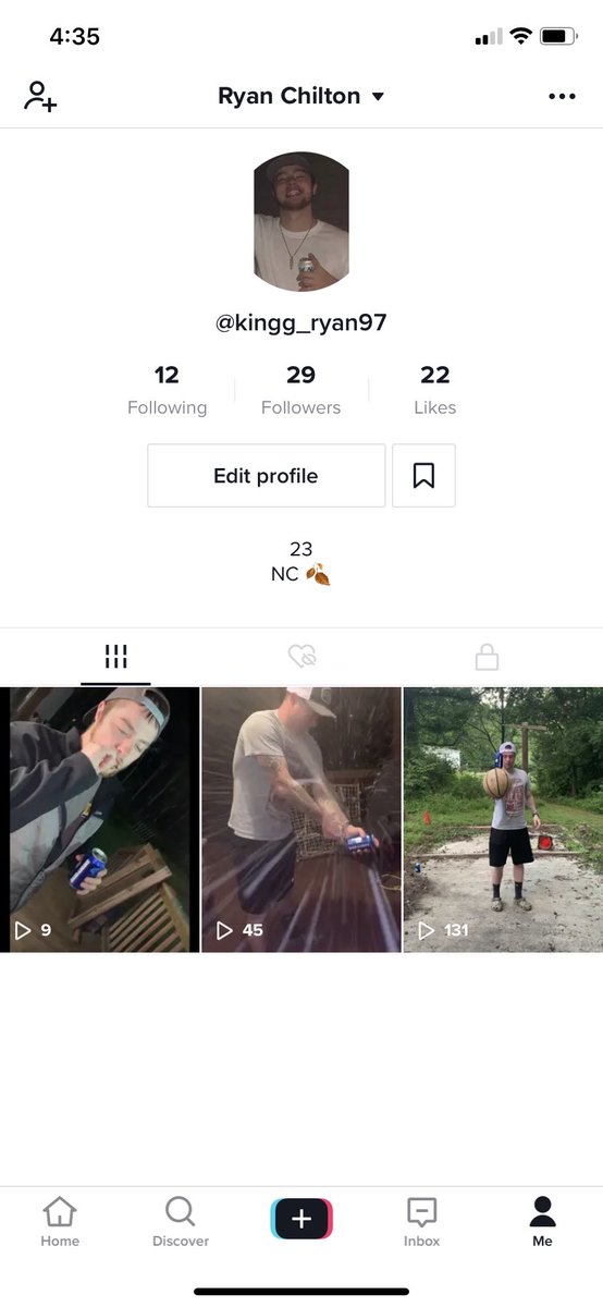 TheReal_Ryan97's tweet photo. Lmao i finally made a tiktok y’all go add me and give me some video ideas https://t.co/d8bV11lXY0