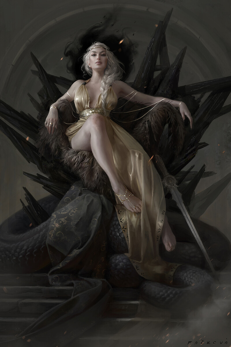 Hey, so I'm Martina and I like to paint fantasy like it's real :) #PortfolioDay