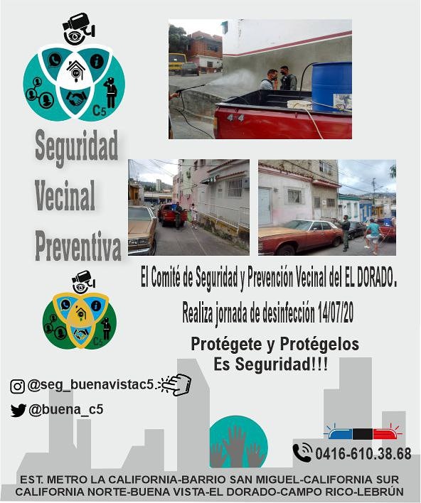 Apoyo a la comunidad del Dorado en #desinfectacion #trabajoenequipo #cuadrante5 #prevenciónvecinal #Covid_19 #cuadrante5