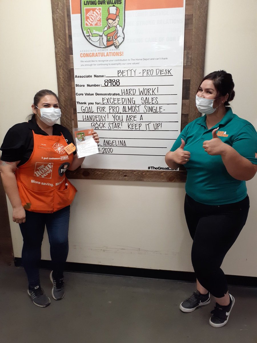 Thank you for all you do truly. Last week you were a tremendous help. It was just you and I and you managed to exceed our commercial goal. Thank you for creating share holder values. #THEGREATLAKE #THD @GBlanchard0101 @LisaFerence @JabarrBean