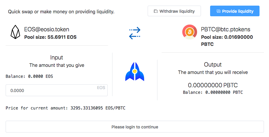 Looking for even more cross-chain liquidity? 🚀 

#EOS users can now trade and provide liquidity to the pBTC/ EOS pair on <a href="/eosargentina/">EOS Argentina</a>'s #EvolutionDex protocol via connected exchanges like alcor.exchange 🙌