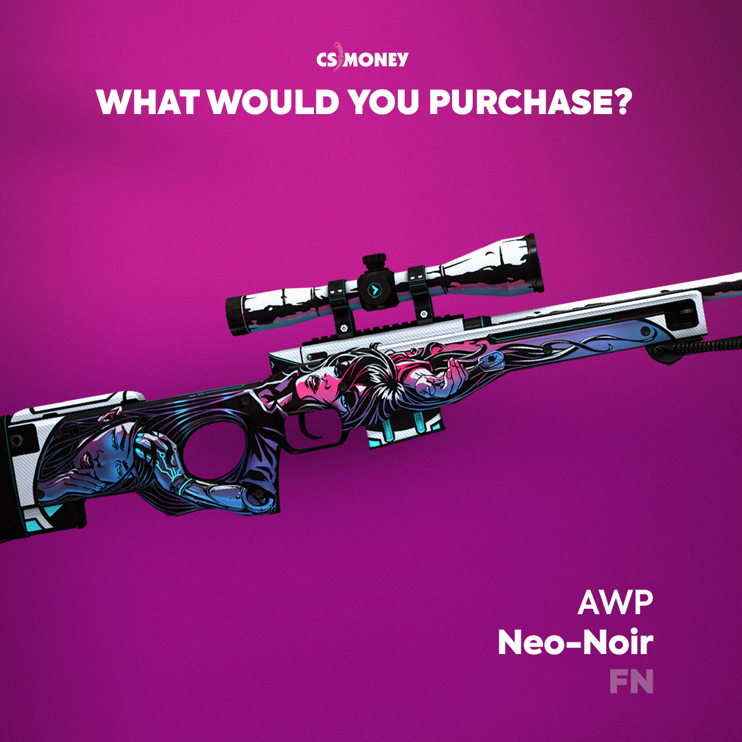 under sjældenhed Grisling CS.MONEY on Twitter: "AWP Neo-Noir is a true masterpiece and its price is  quite affordable compared to other AWP skins. But if you had to choose  between AWP Neo-Noir and the three
