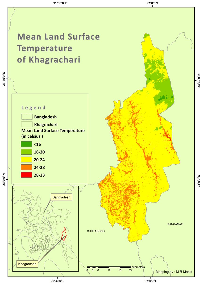 iammrmahid's tweet photo. Land surface temperature determination using lansat 7 imagery 😊
#gis
#mapping
#GIS
#remotesensing
#landsurfacetemperature
#spatial_analysis
#thematicmapping
#freelancing https://t.co/DnCM8mqcst