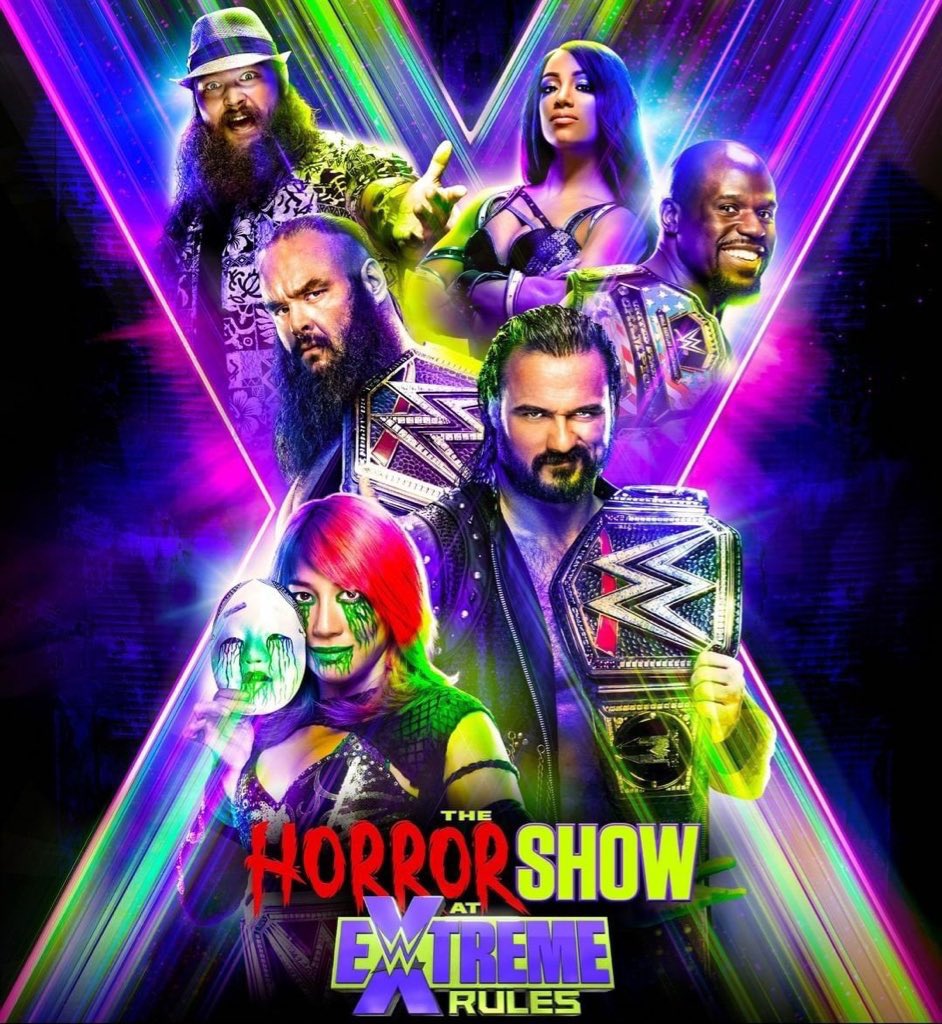 Eva_Sebastian0's tweet photo. Very unique #ExtremeRule #TheHorrorShow poster https://t.co/jpHyK8G24f
