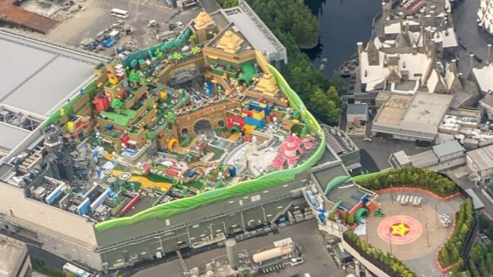 GProfonda's tweet photo. Super #Nintendo World: the opening is postponed, but work continues https://t.co/lQWqDto88N #themeparks https://t.co/7hwaVcjvGO