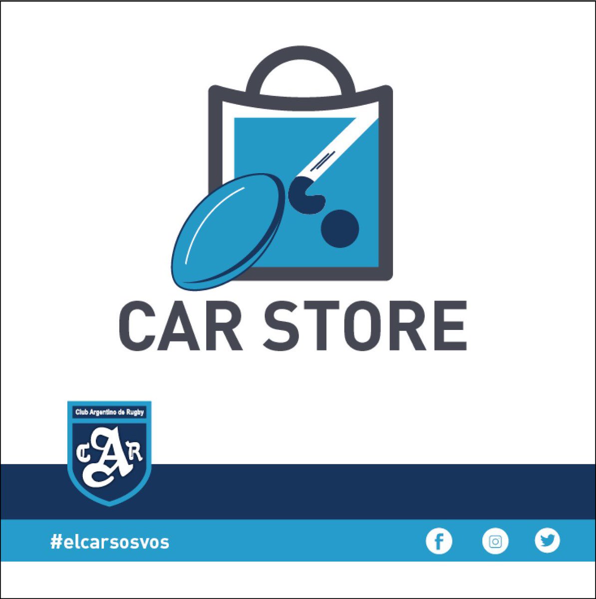 ArgentinoRugby's tweet photo. ¡Llega CAR STORE!🛍🏑🏉
Ahora podes conseguir todos los productos de la boutique del club desde tu casa🏠
💳Compra inmediata.
☎️ De manera telefónica o por WhatsApp.
🛵 Recibí el producto por delivery coordinado.
#elcarsosvos #carstore https://t.co/h9kTcMCJsN