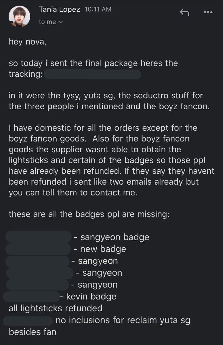 teddyGOs's tweet photo. Nia sent out the rest of Shay’s orders this morning. If you need you need to contact her about a refund for TBZ fancon goods, her email is angeluvrs01@gmail.com
#cupidupdates https://t.co/yT0CCE3seT