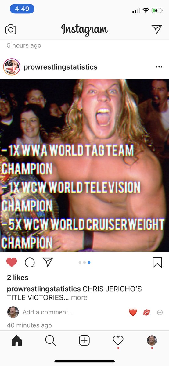 Thanks to #ProWrestlingStatistics on @instagram for compiling this partial list of all my championship victories! @AEWrestling @WWE @njpw1972