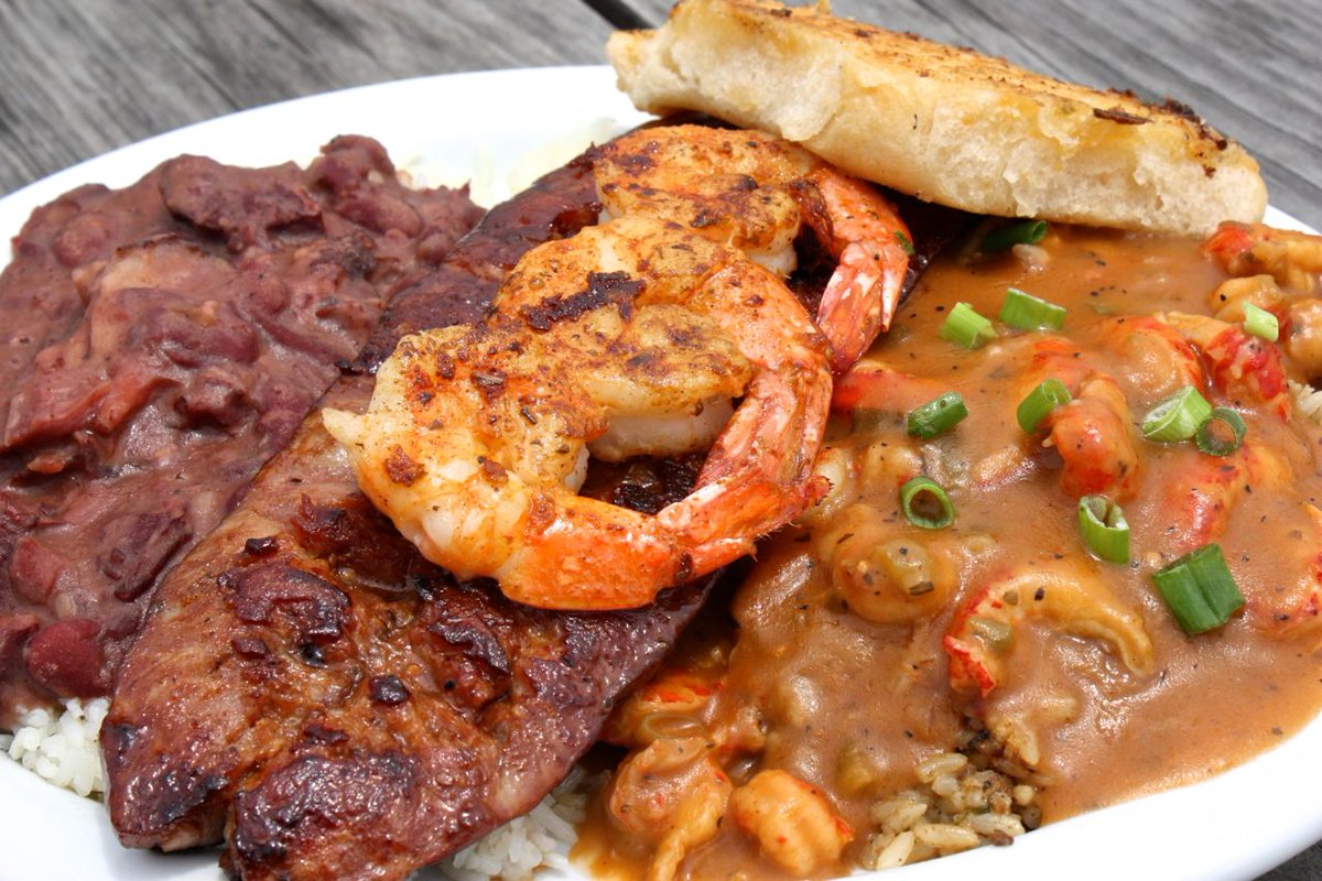 BBsTexOrleans's tweet photo. The best things in life come in THREES: The Rue Trio, The French Quarter Plate, and Maw Maw’s Tuesday Family Pack. Which trio will you CHOW DOWN on tonight?? #TexOrleansLife #GrindtoGather https://t.co/XAYpGOZLBL
