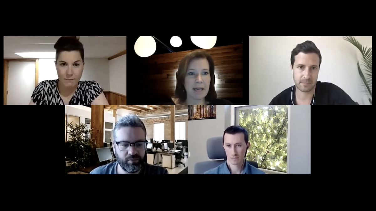 'What's Next with Work?' #wfh #remotework - Our own @bfritton of @HavocShield joins the convo w/ all-star cast: @AmandaLannert of @Jellyvision, 
@MattSilver of @ForagerSCS, Sam Pessin of @remoteyear, and Colleen Curtis of @The_Mom_Project - Watch @ events.jellyvision.com/whatsnextwithw…