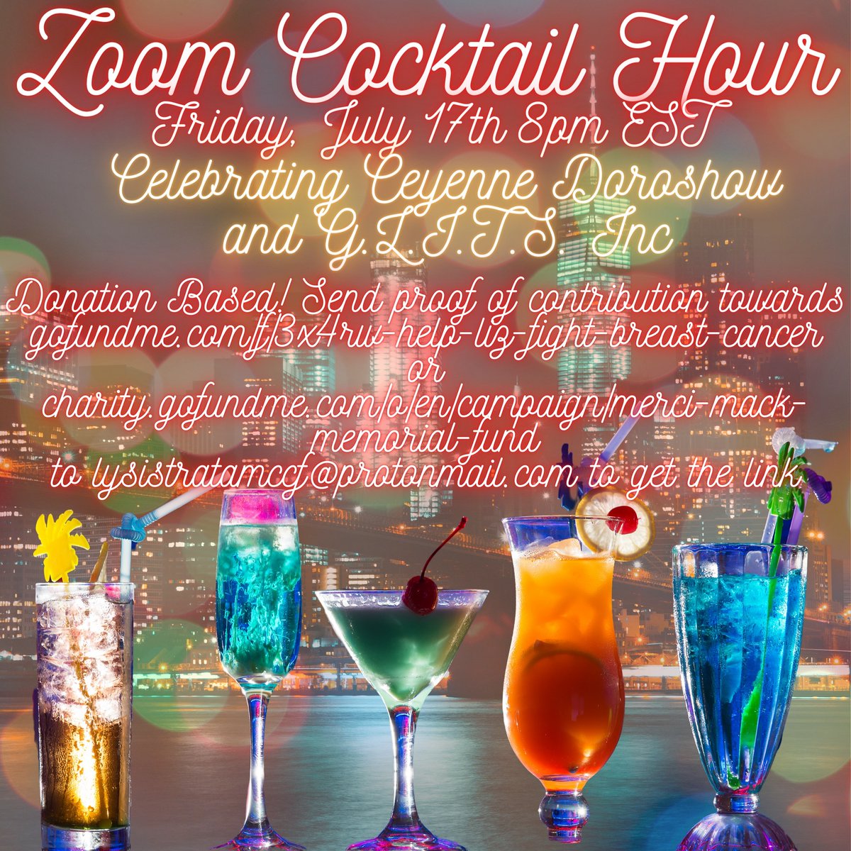This week we’re celebrating the accomplishments of Ceyenne Doroshow <a href="/ceyenne3/">ceyenne doroshow</a>  and G.L.I.T.S. Inc <a href="/GlitsInc/">GLITS Inc.</a>  who after years and years of amazing work have raised over $1,000,000 to secure properties to protect the lives of Black Trans folks!