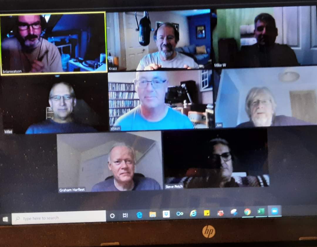 shaunontheair's tweet image. Tonight&apos;s Zoom call with a few of the #Progzilla guys 🙂