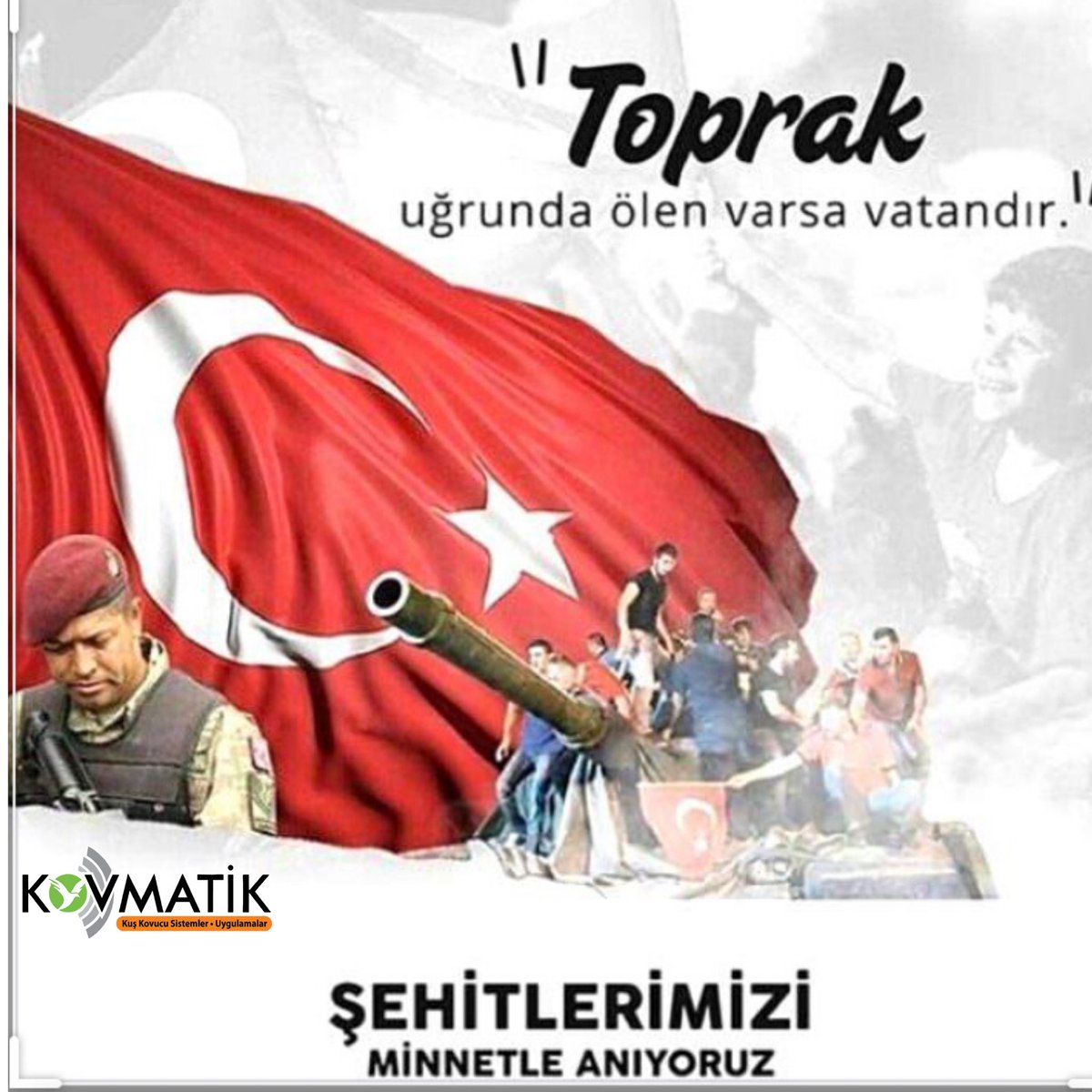 E_Cokucuz's tweet photo. 15 Temmuz da, İnsanlık tarihinin en büyük ihanetini yaşandı.15 Temmuz’da Türk milleti Satılmış kendi evlatlarına “önce vatan” diyerek tankların karşısına vucutlarıyla dimdik durarak LİDER ÜLKE TÜRKİYE nin yolunu açan  milletin adına Büyük Türk Milleti Denir Ne Mutlu Türküm Diyene https://t.co/tF9ErLLPYb