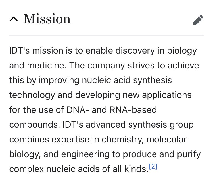 59/ MITCHELL RALESFounder: Danaher CorpRaised in an orphanageDanaher Corp is HUGE into bio & DNA med/science—1 of their acquired (Integrated DNA Tech) involved in producing tests for COVIDCo owns NETSCOUT which provides govt telecom services