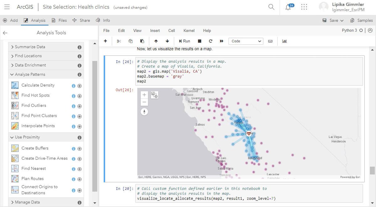 Arcgis Online Arcgis Notebooks Is In General Availability Use Python Notebooks To Automate The Administration Of Your Organization Clean And Aggregate Data Update Maps And Apps And Perform Analysis Learn