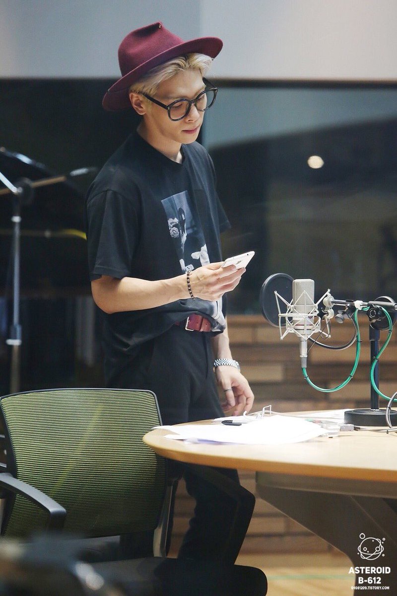 for 3 years he hosted a radio show called “Blue Night” which comforted listeners. this radio show won excellence award for radio at the 2015 MBC entertainment awards