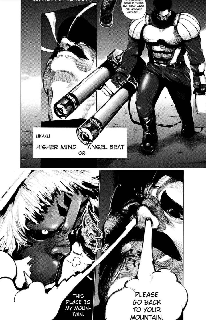 Finished up this last arc. About to start Re soon which will be mostly new for me. This last showdown was pretty good. Cameo by Vash and the way they fucking introduced Arima was OD. "Death was towering before me"