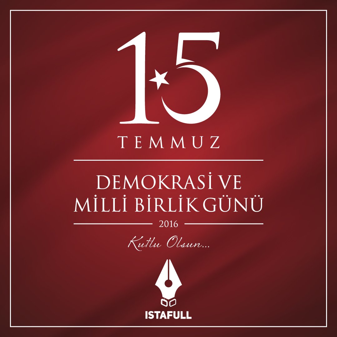 Demokrasimize ve vatanımıza sahip çıkan şehitlerimizi rahmetle, gazilerimizi minnetle anıyoruz 🇹🇷

#15temmuz #istafullajans