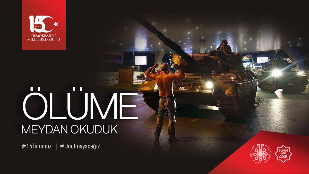 Ölüme meydan okuduk ! 

#15Temmuz