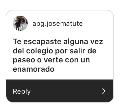 Confesión #3: si bien recuerdo creo que 1 o 2 veces nomas😂 (una fue para irme al río con mis amigos) pero era demasiada buena alumna 🤓