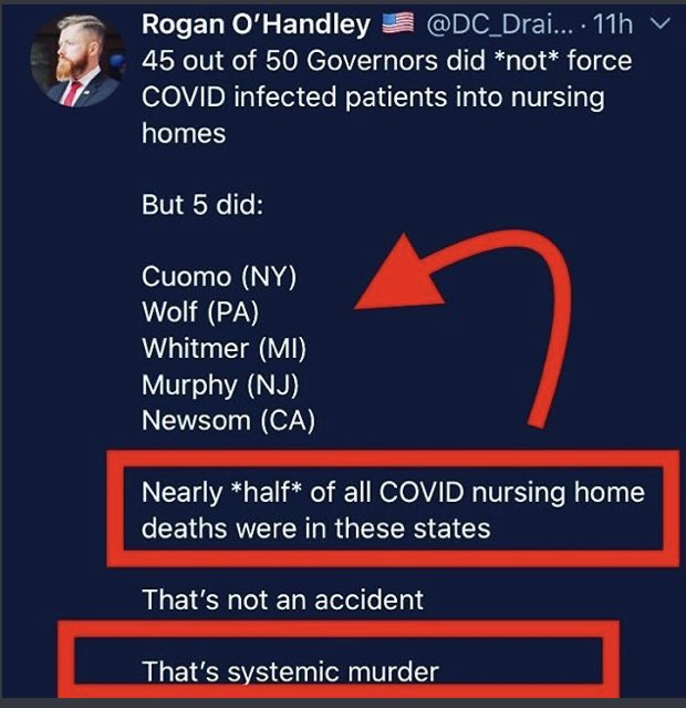 Darc__Vader_'s tweet photo. @NYGovCuomo It only takes one person to force covid patients into nursing homes, murdering murderer‼️ @NYGovCuomo commuted #SystematicMurder https://t.co/z6bR1mAvXk