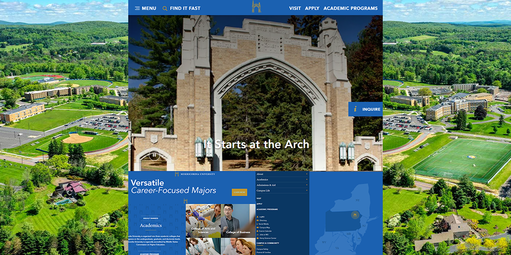 MisericordiaU's tweet image. Have you visited misericordia.edu lately? Our brand new design is equipped with plenty of new features and content. We hope you like what you see and can easily find the information you are looking for! At @MisericordiaU #ItStartsAtTheArch