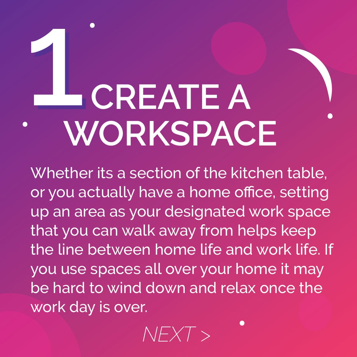 Tentacle360's tweet photo. One thing we have learned as a company while working from home is that you have to have a similar structure to your day as you did in the office. Here are 4 tips on how to reduce stress while working from home. #TeamTentacle #TentacleApproved #TentacleTips #DigitalMarketing https://t.co/l8xPOfIkEr