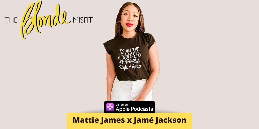 TheBlondeMisfit's tweet photo. Have y'all listened to the latest episode of TheBlondeMisfit podcast featuring Mattie James? When I tell you Mattie dropped GEMS, honey! Get into your economic and entrepreneur bag in this episode. Be sure to subscribe wherever you listen to your podcasts. https://t.co/IIM2eZOeCV https://t.co/kGukYsFmBQ