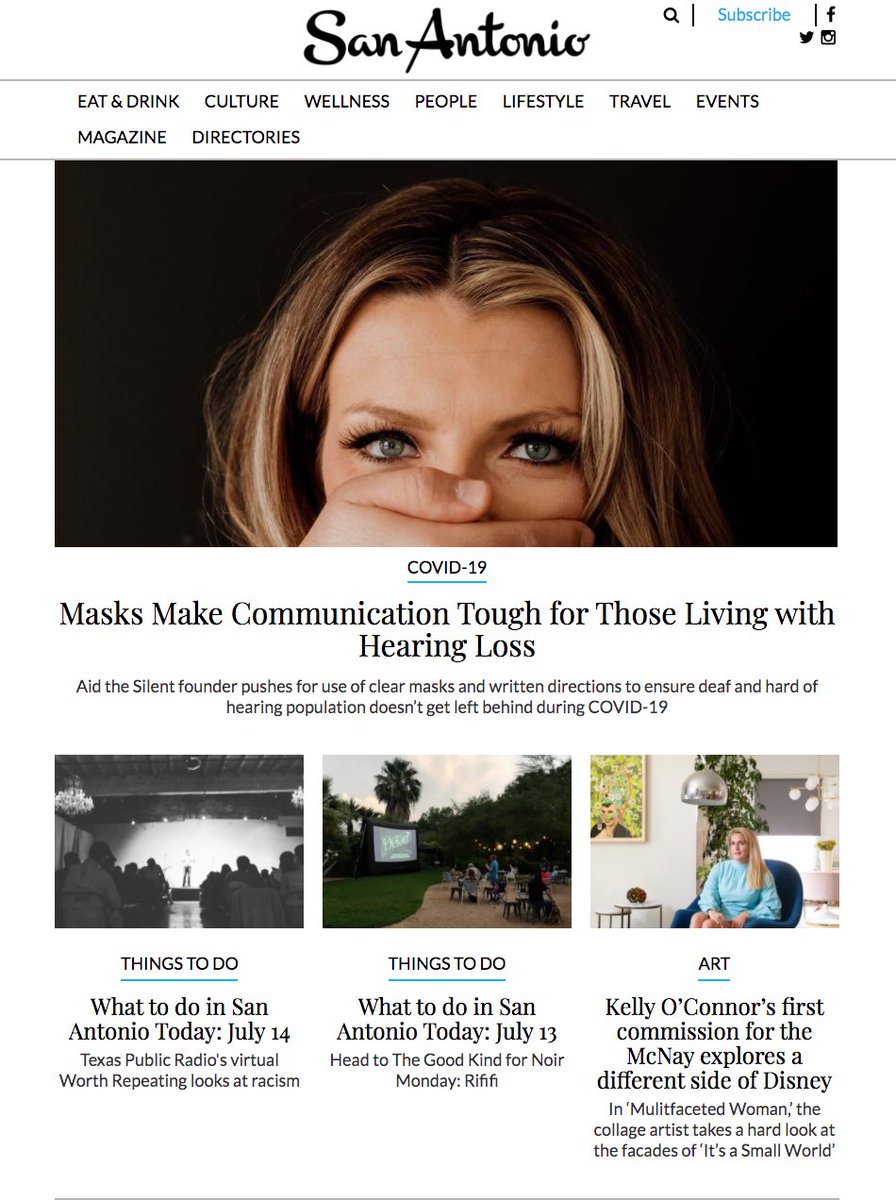 sanantoniomag.com/masks-make-com… <a href="/SanAntonioMag/">San Antonio Magazine</a> <a href="/AidtheSilent/">Aid the Silent</a> #cleartobeclear #showyourlips