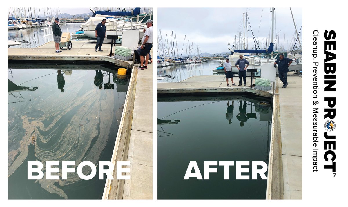 The visual difference is stunning!
Learn more at seabinproject.com/seabin-for-syd…