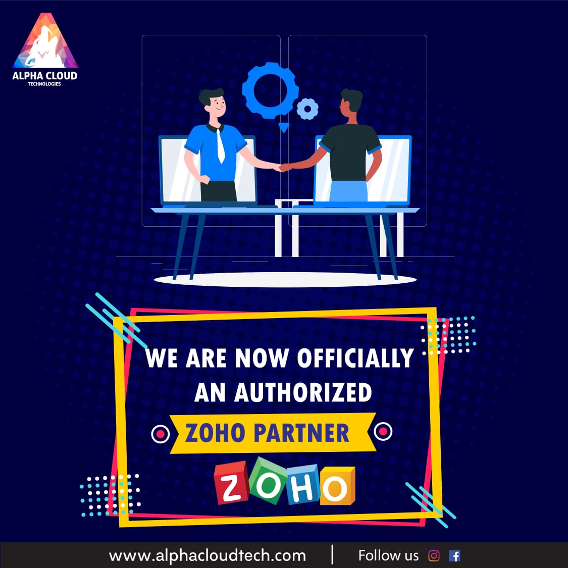 AlphaCloudTech's tweet image. Alpha Cloud Technologies is delighted and proud😎 to announce that we are now an Authorized Partner of ZOHO.

We thank🙏 everyone of you for your belief, support &amp;amp; blessings. It means a great deal to us🤗.
@zoho @zohocrm #digitaltransformation