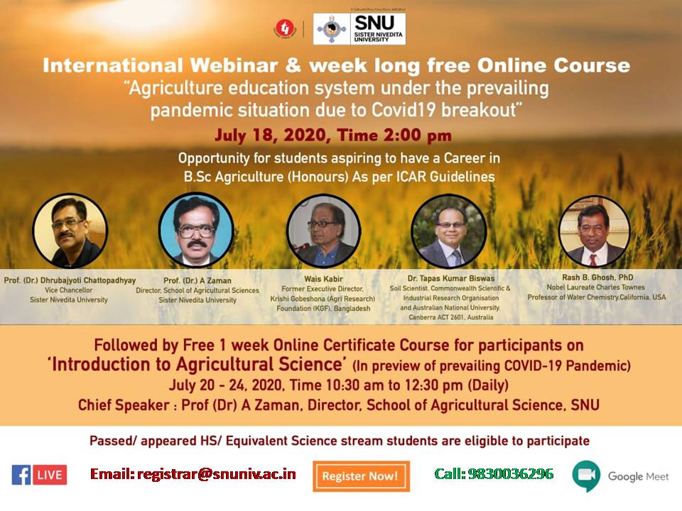 No Registration Fee. The link will be provided duly prior to the event on Registration only. Provide your whats'sup number in Registration.