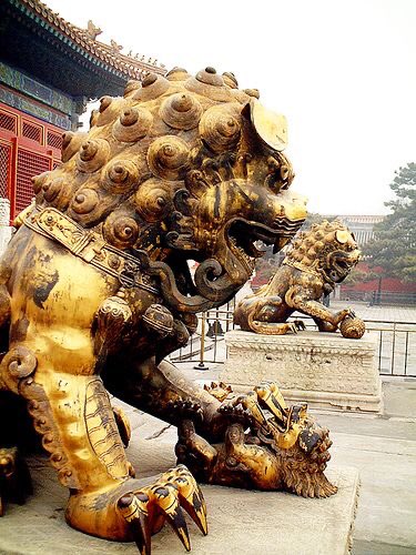 The placement of dual creatures, (eg like the Komainu or Foo Dogs), serves as a “guardian of the treshold” and keeps unwanted influences away & allowing the worthy to pass. The ancients never used them as “decoration” but charged them with vocational power to guard the secret.