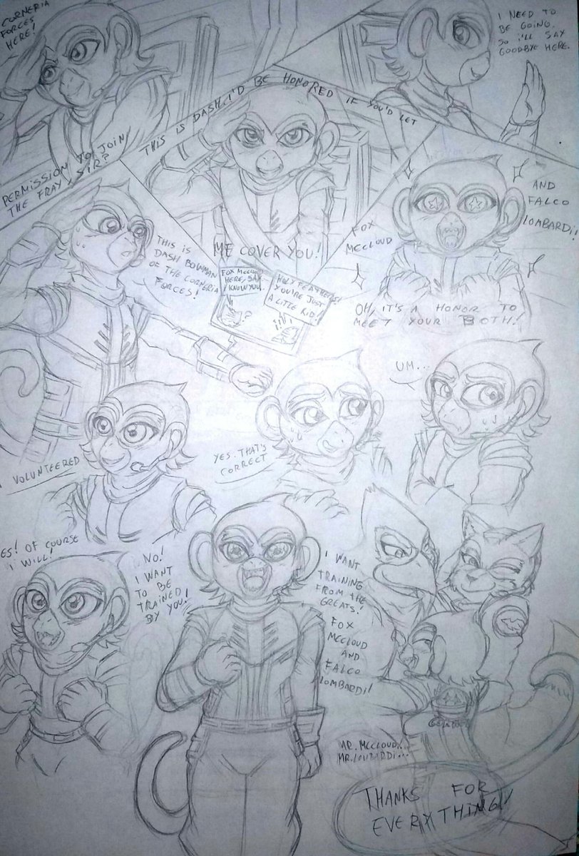 MerBleue666's tweet photo. I was exploring my old folder and found this old drawing I made of Dash Bowman. It's probably a 2018 drawing. But I still feel so proud of the result and my love for the character still exists 😳💕
#starfox #dashbowman #starfoxcommand https://t.co/JBnZ0h7AYV